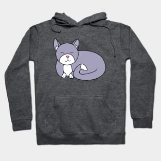 Grey Kitty Hoodie